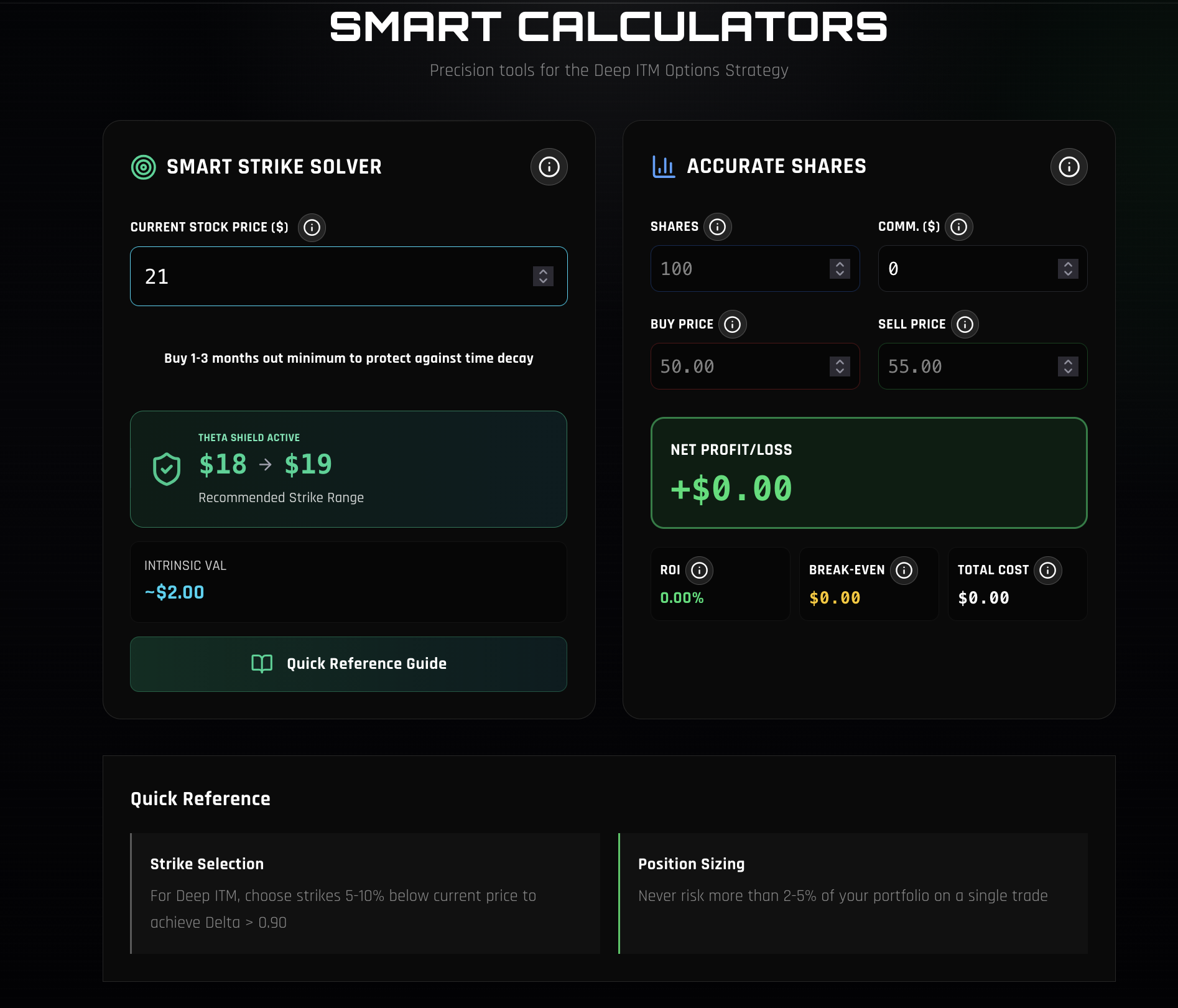 StackFinder smart calculator preview